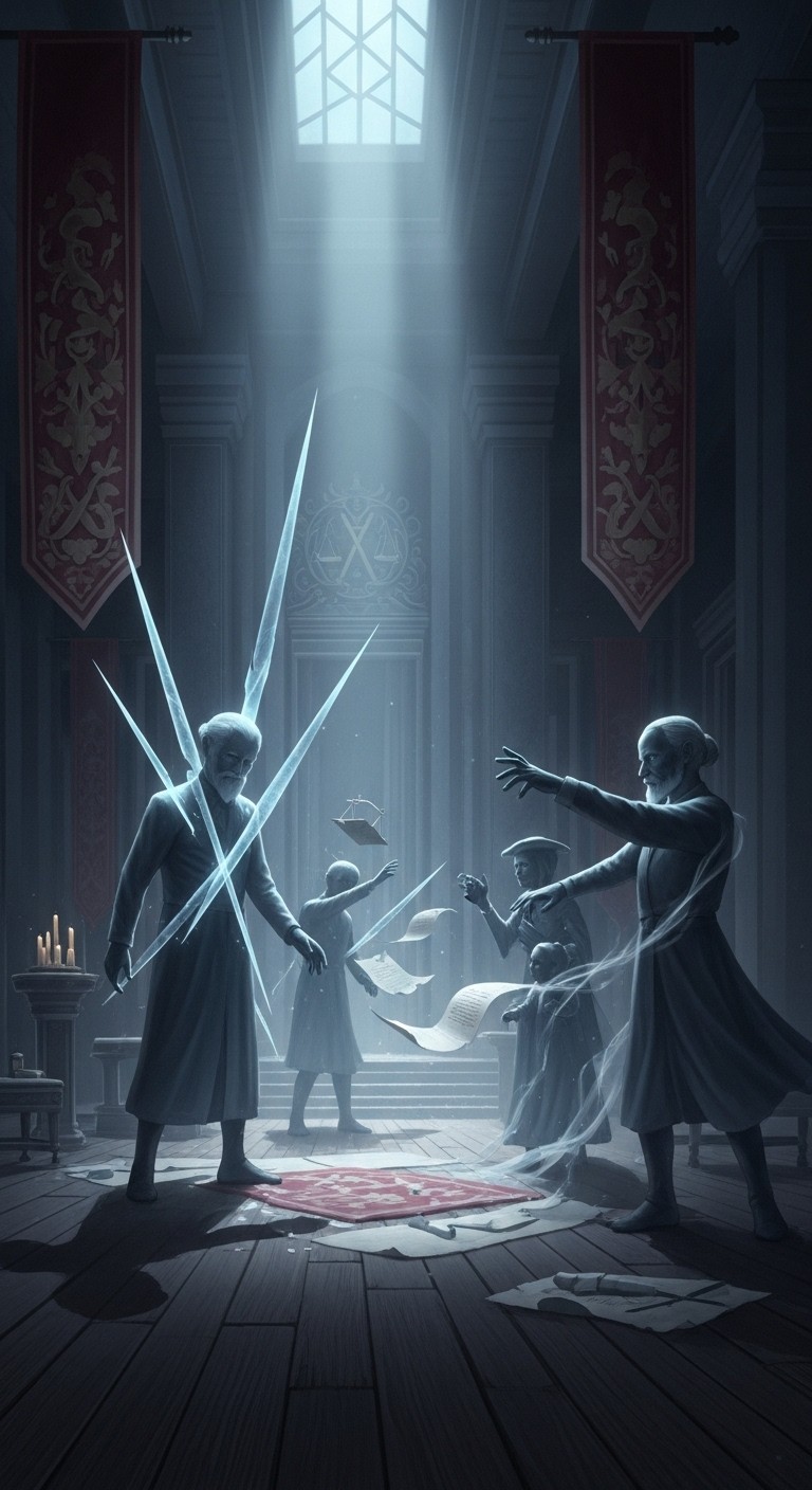 선조의 고난과 법적 갈등을 예고하는 꿈 - 흉몽