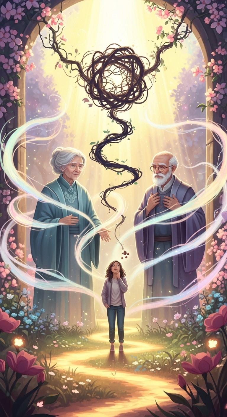 사랑과 지혜를 전하는 조부모님의 방문 꿈 - 길몽