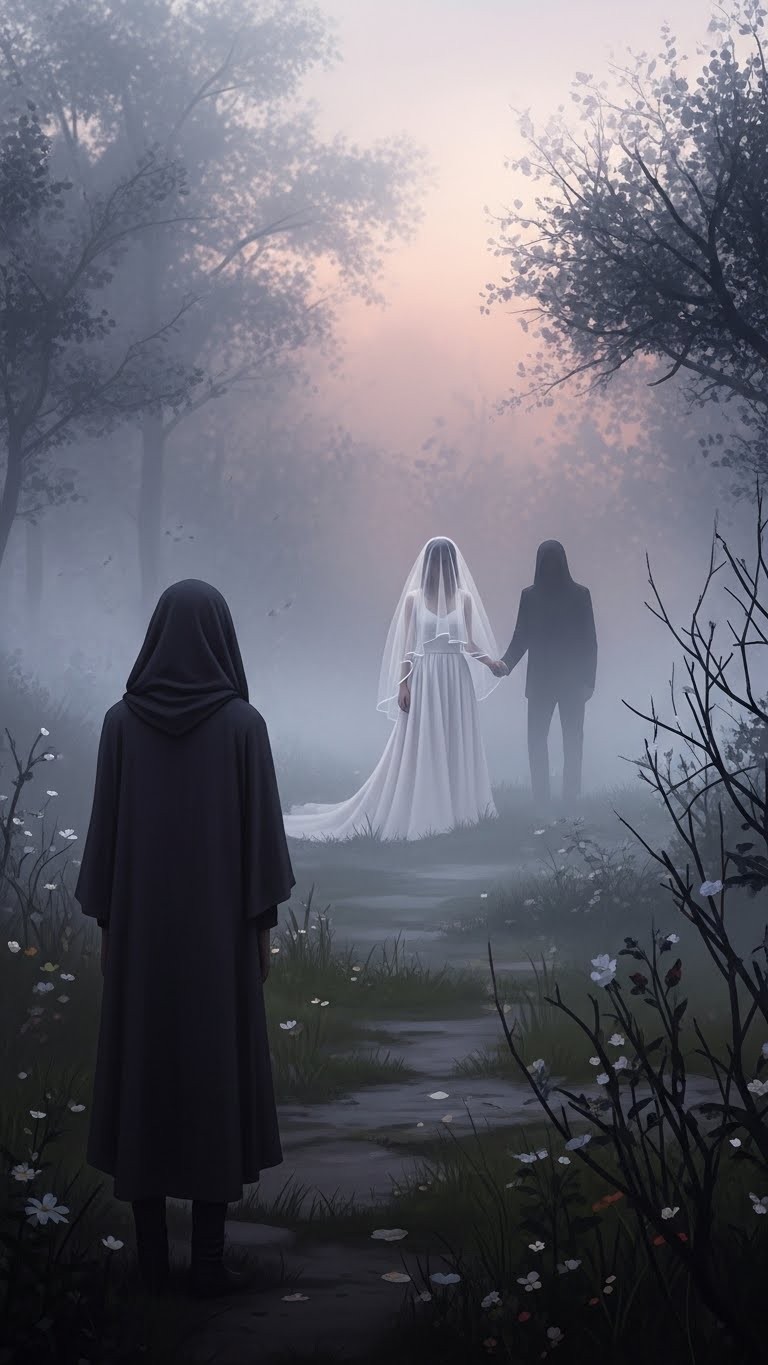 배우자가 낯선 인물과 혼인하는 꿈 - 흉몽