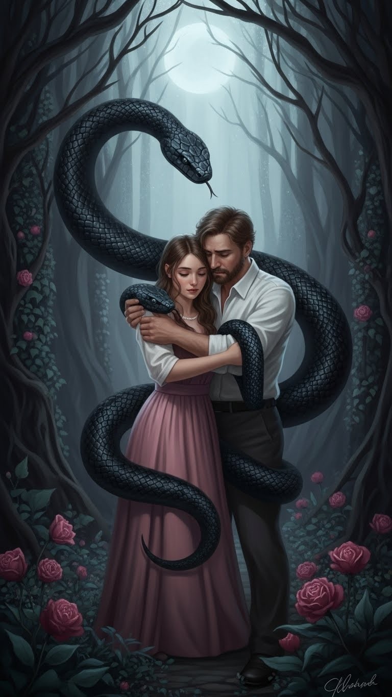 배우자가 뱀에게 물려 위험을 암시하는 꿈 - 흉몽