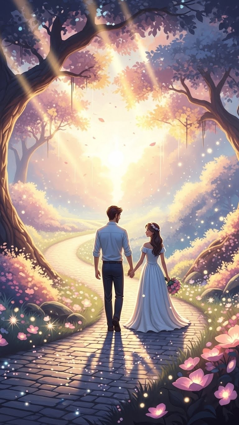 아내와 함께 걷는 길, 부부의 동행으로 열리는 미래의 꿈 - 길몽