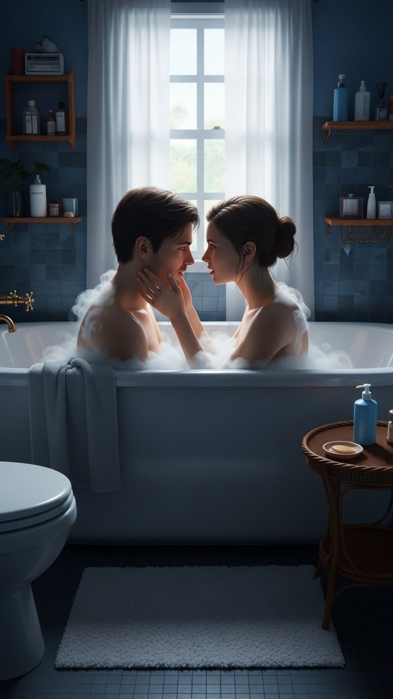 부부가 함께 목욕하는 꿈: 관계의 민낯과 잠재된 갈등 - 흉몽