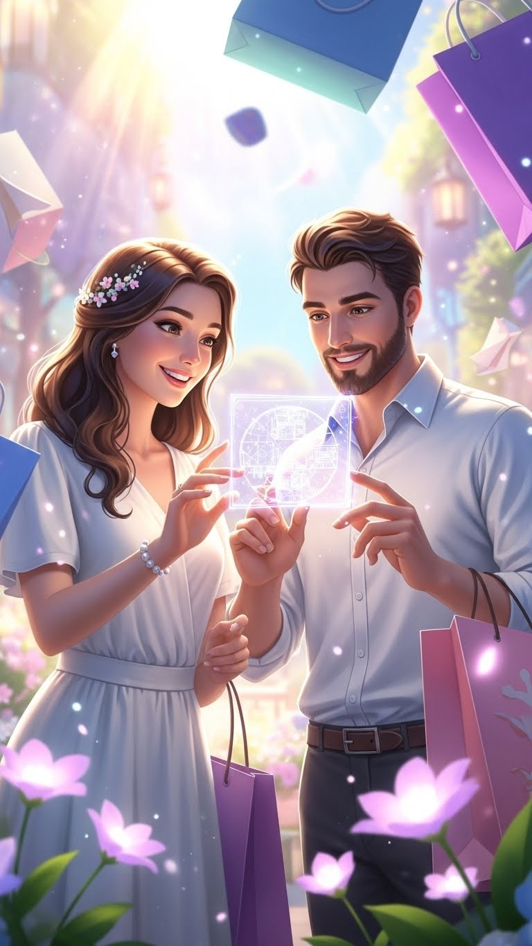 사랑과 협력으로 미래를 디자인하는 쇼핑의 꿈 - 길몽