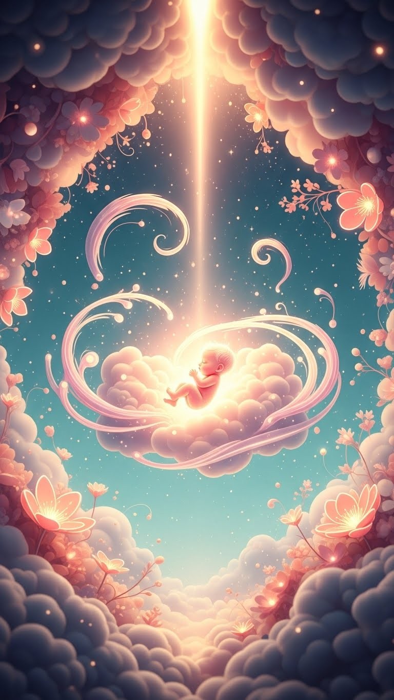 새로운 시작을 알리는 축복의 탄생 꿈 - 길몽