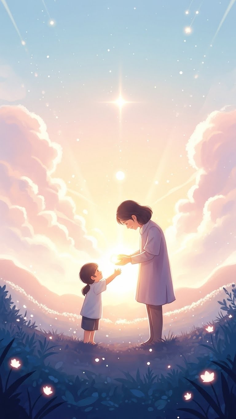 새로운 희망과 반가운 소식을 예고하는 자식과의 만남 꿈 - 길몽