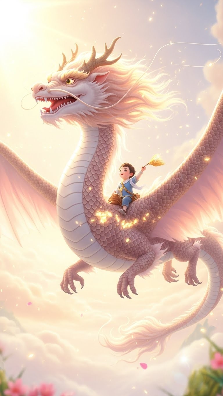 자녀의 비상과 성공을 알리는 용꿈 - 길몽