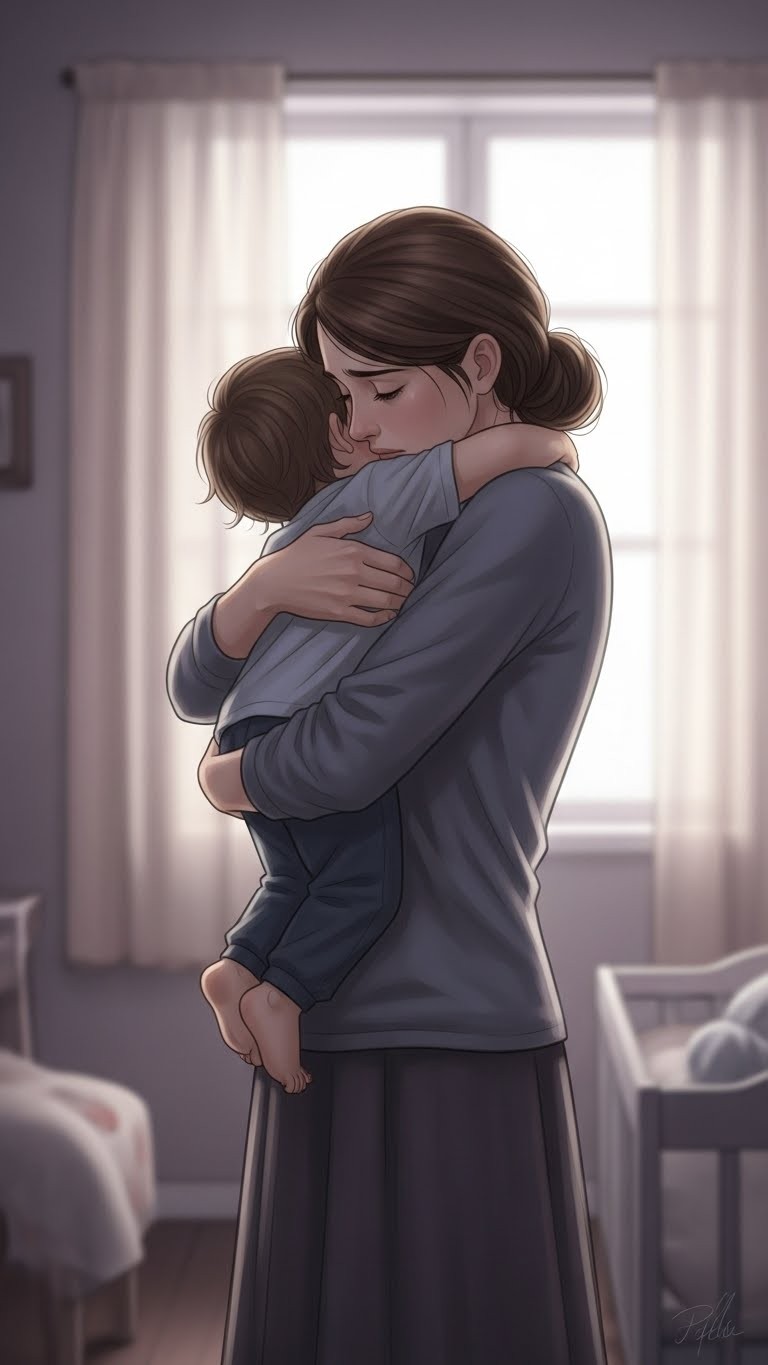 자식을 꼭 안아주며 느낀 불안감, 가정의 그림자를 예고하는 꿈 - 보통