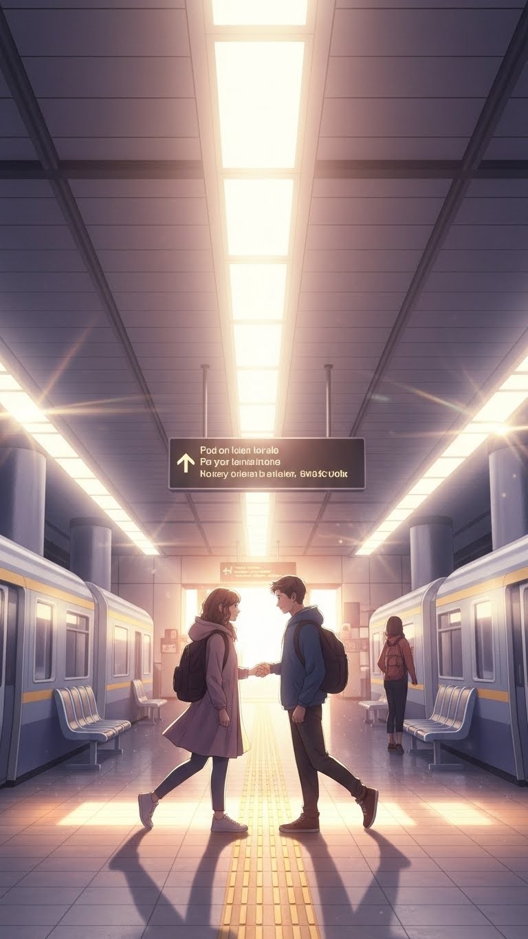 운명적 만남, 지하철역에서 연인과의 예상치 못한 재회 - 길몽