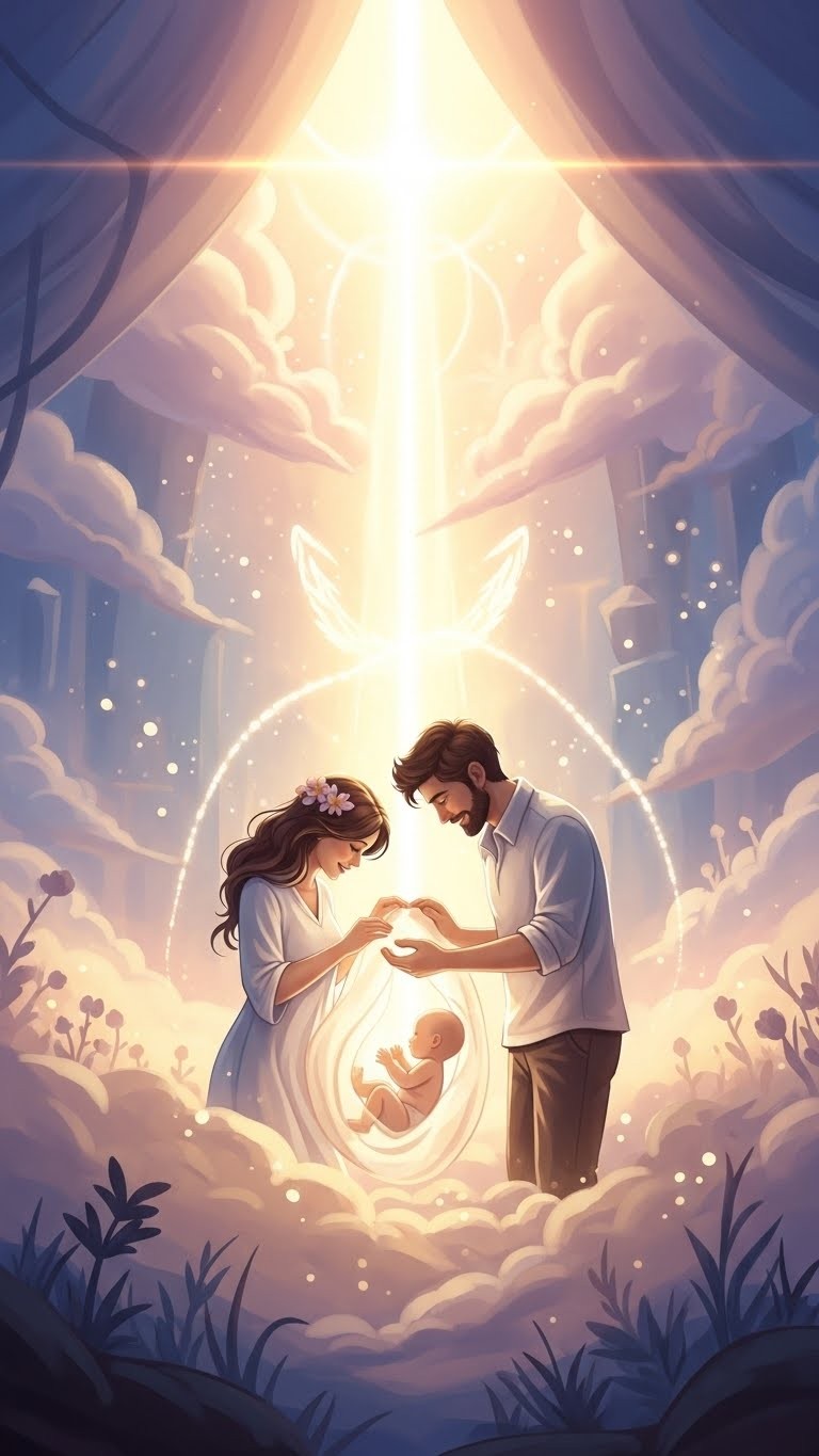 연인이 아이를 낳는 꿈: 인생의 새로운 장을 여는 상징 - 길몽