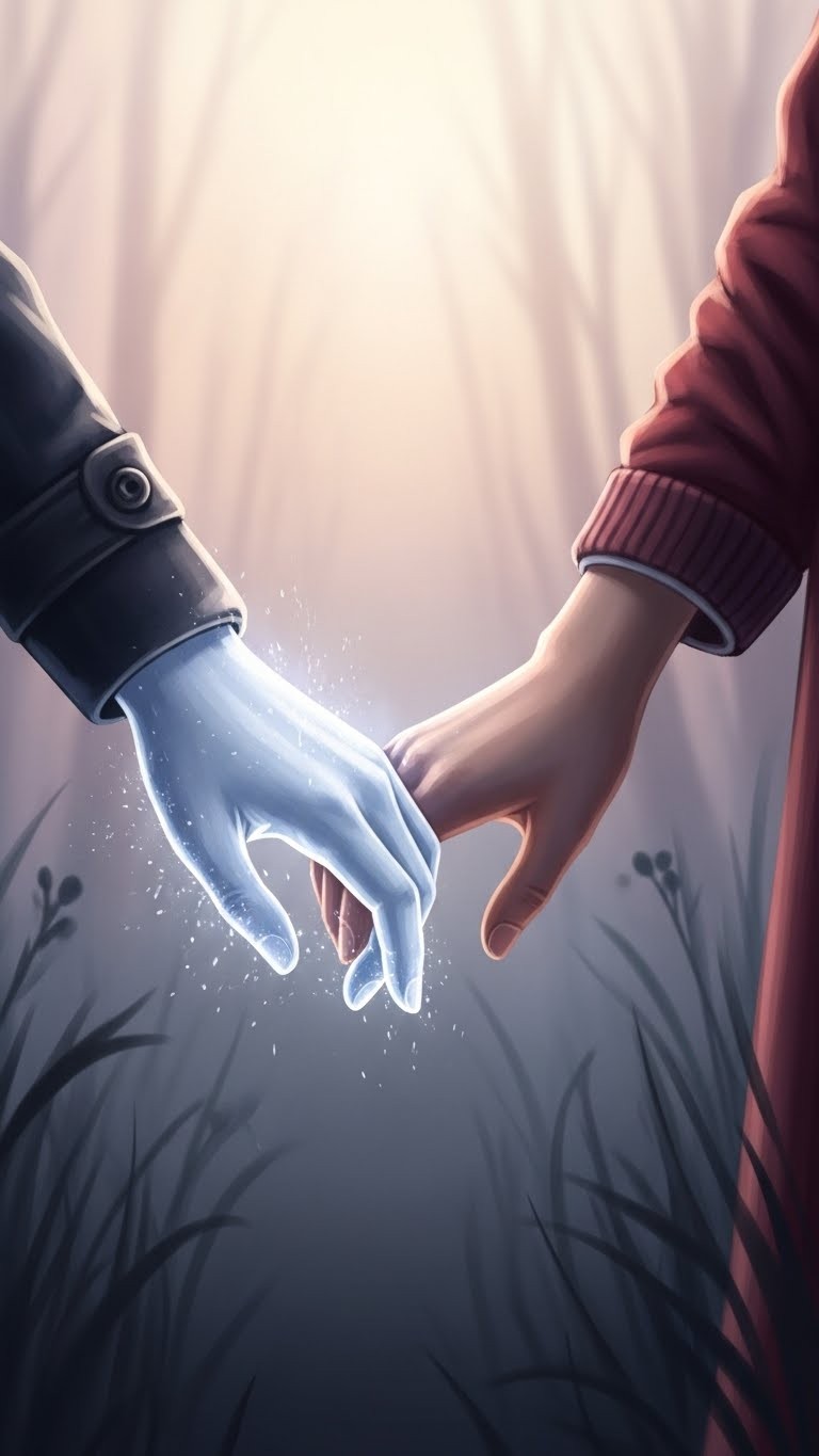 연인의 차가운 손: 관계의 온도 변화를 알리는 꿈 - 흉몽