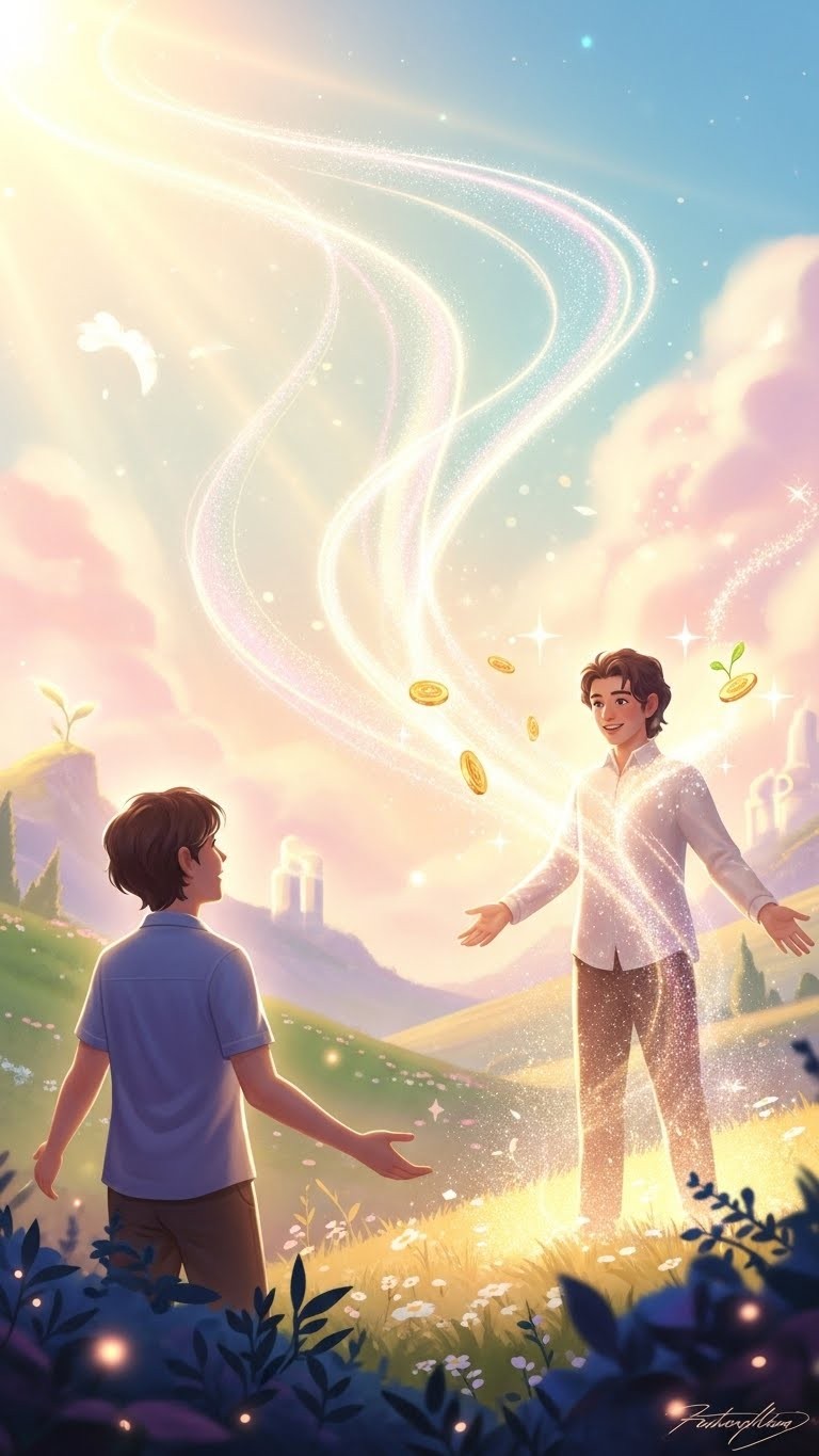 친구의 성공이 자신에게 길운을 가져다주는 꿈 - 길몽