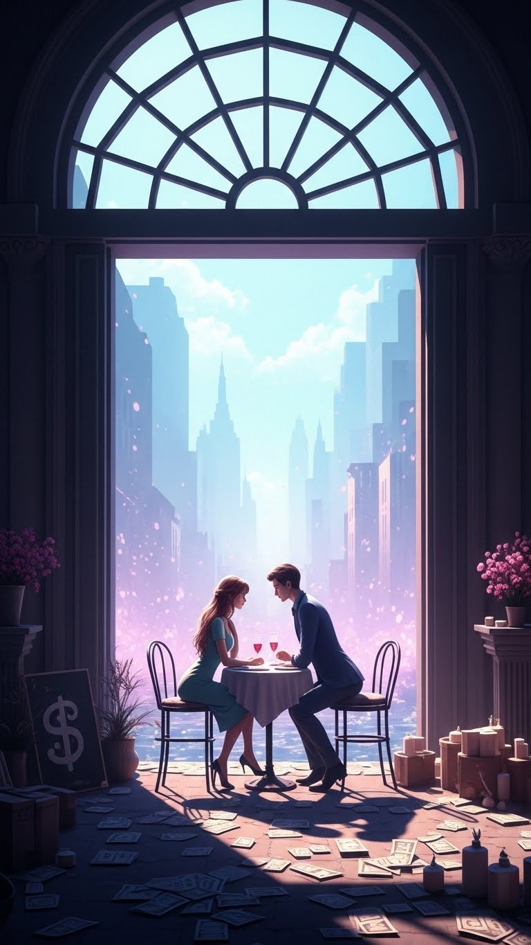 연인과의 데이트, 관계 점검과 재물 손실의 경고 - 흉몽