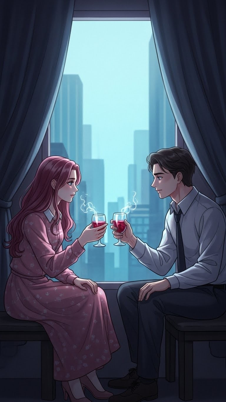 사랑하는 연인과 술잔을 기울이는 꿈 - 흉몽 사랑하는 연인과 술잔을 기울이는 꿈 - 흉몽