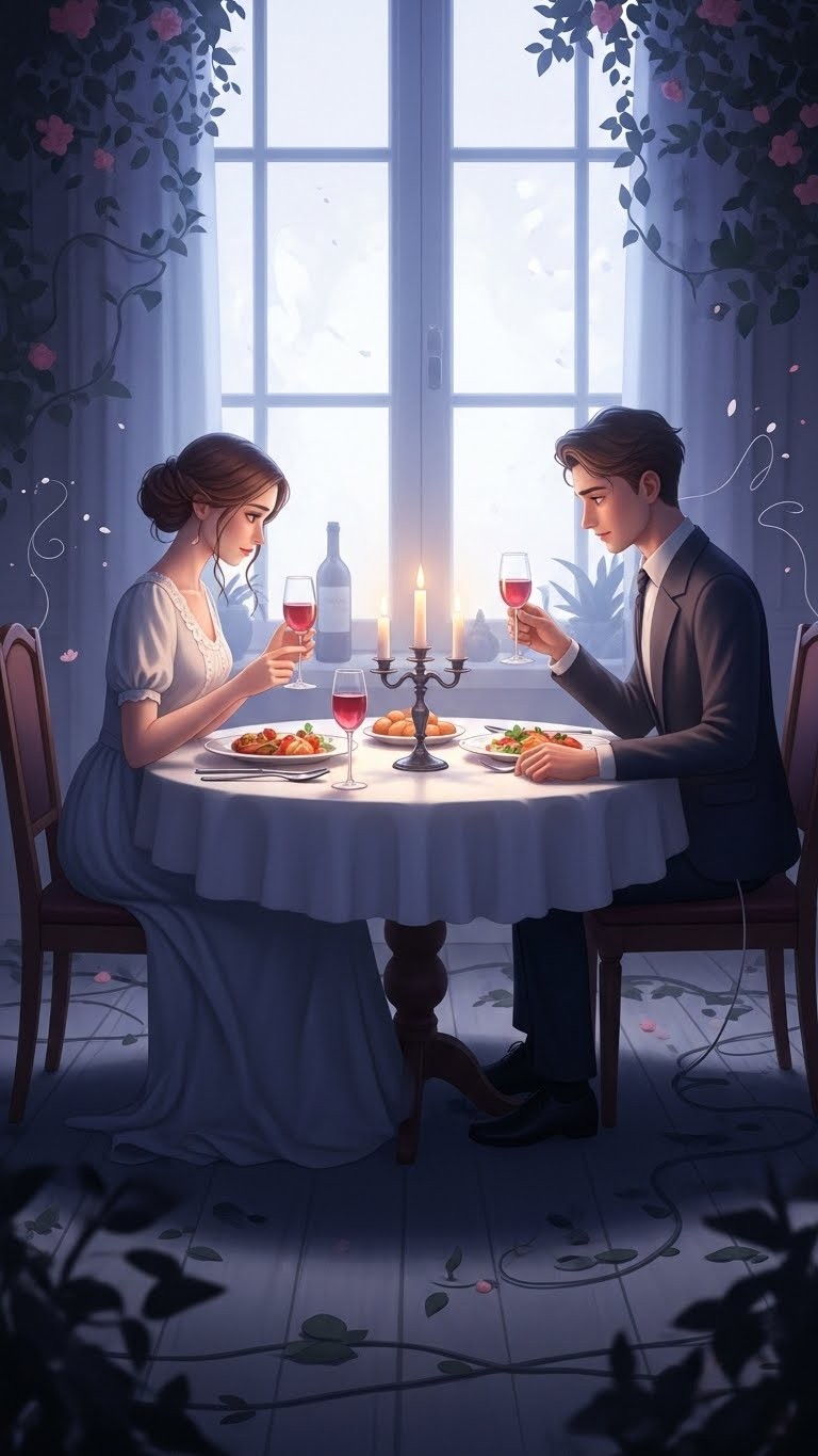 애인과의 식사, 관계의 현실적 제약을 상징하는 꿈 - 흉몽