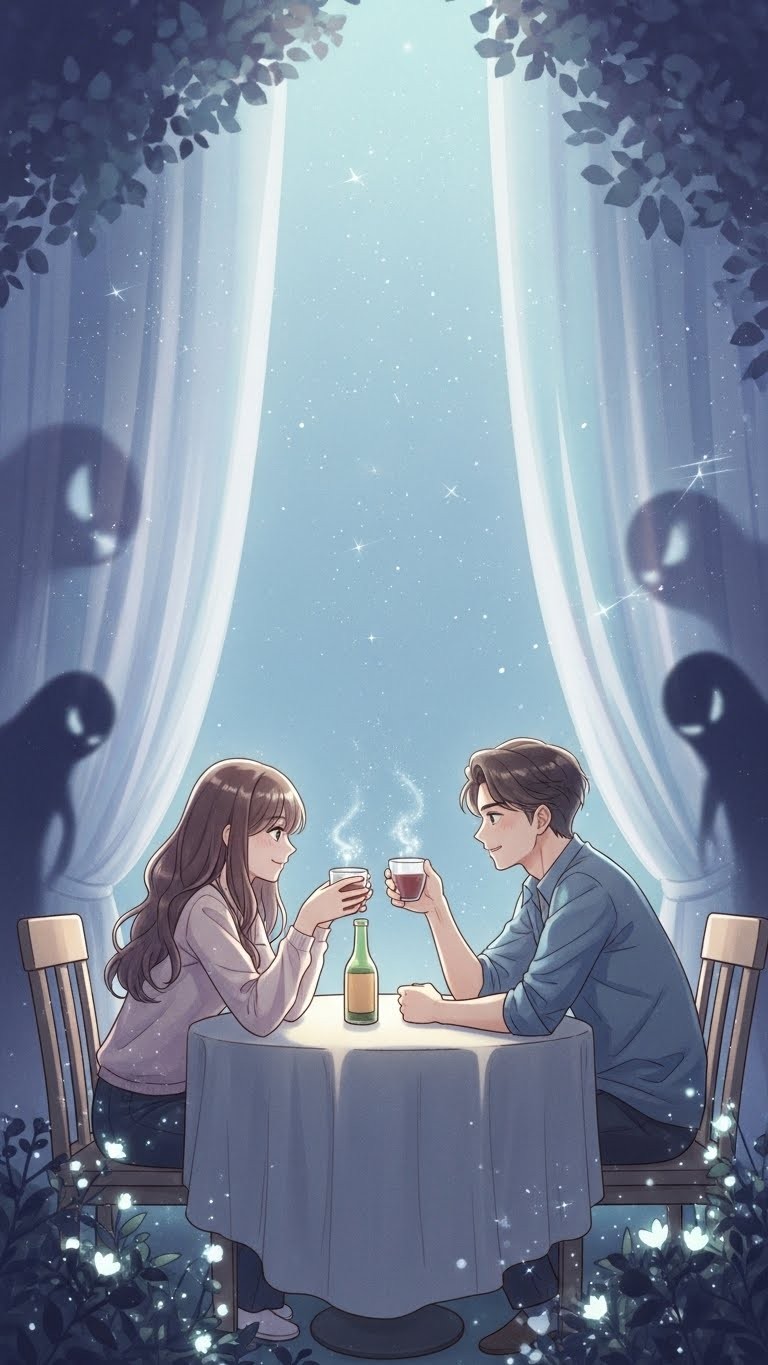 친구와 술잔을 기울이는 꿈: 즐거움 속 경계의 메시지 - 보통