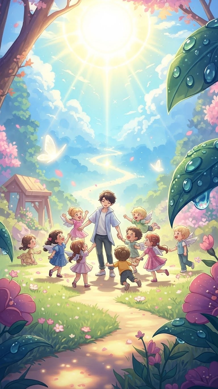 유치원에서 아이들과 노는 꿈: 반가운 소식과 새로운 인연의 시작 - 길몽