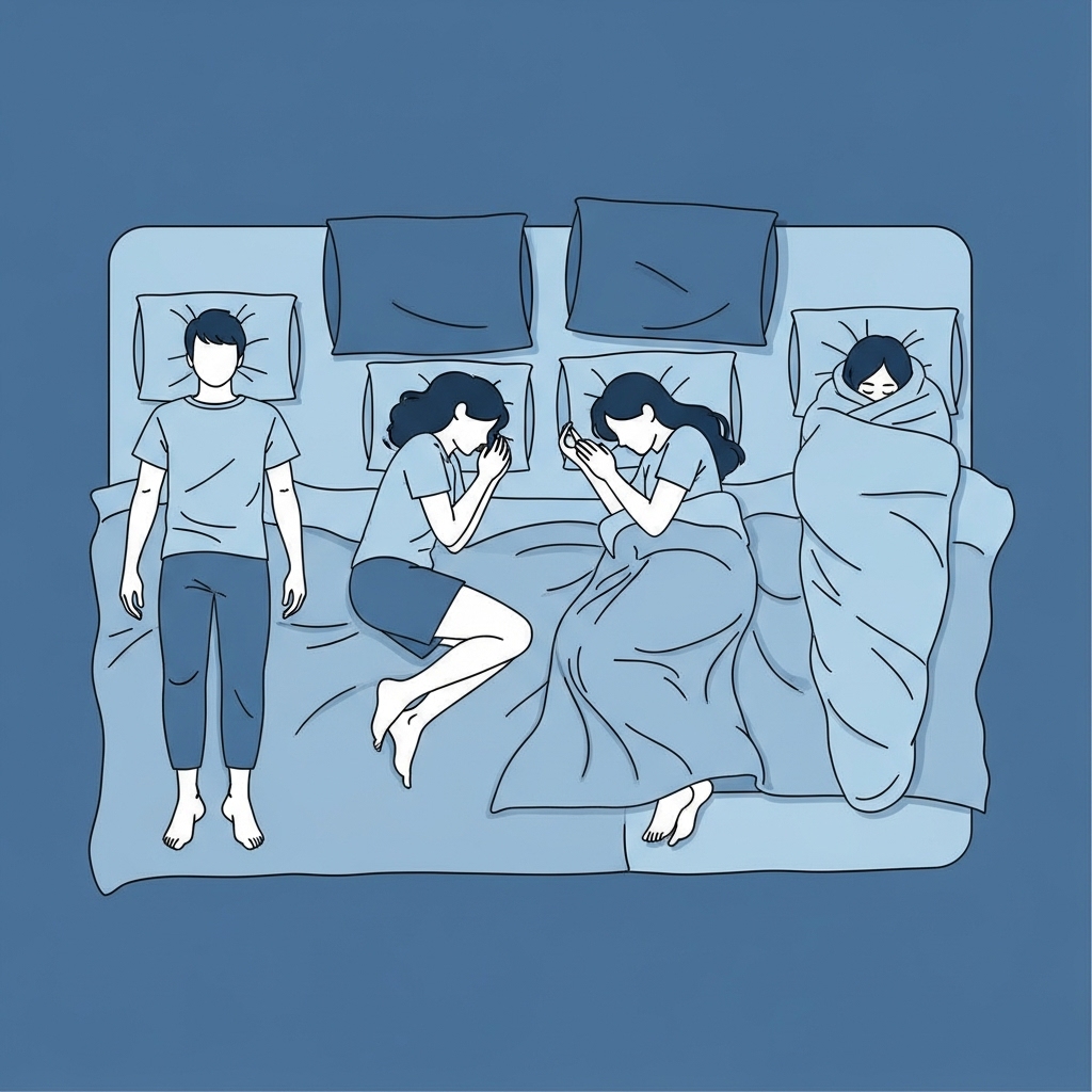 잠버릇으로 보는 내 내면의 모습