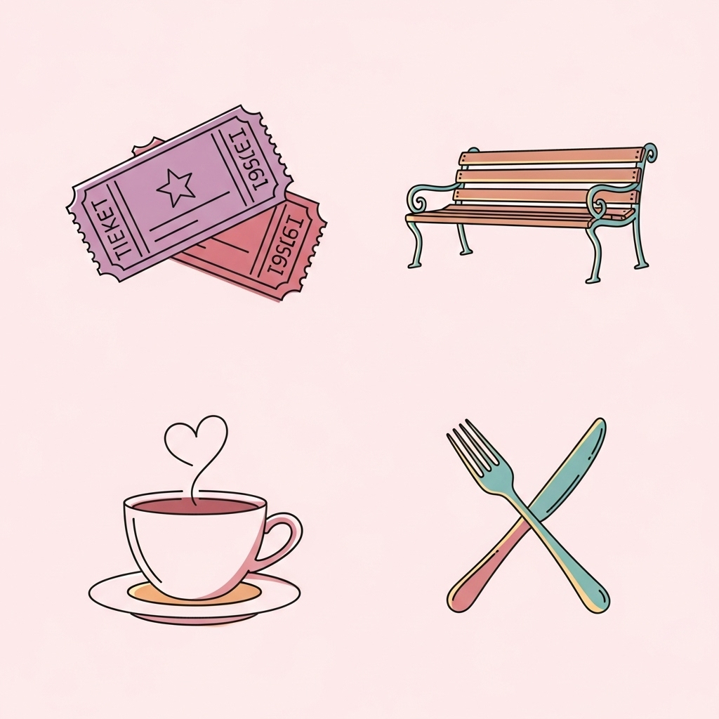 첫 데이트 장소로 알아보는 연애 성향