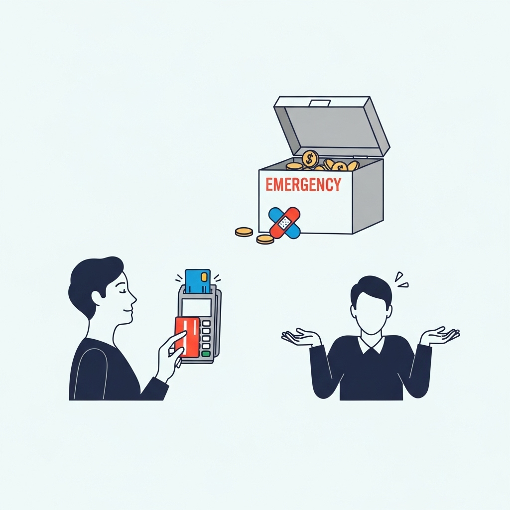 예상치 못한 지출에 대한 나의 반응