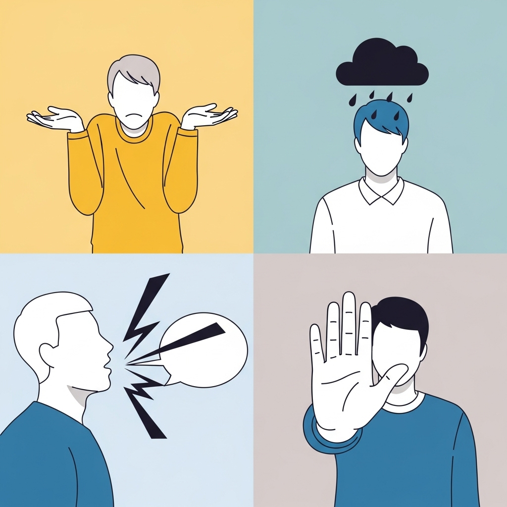 친구가 내 말을 끊을 때 나는?