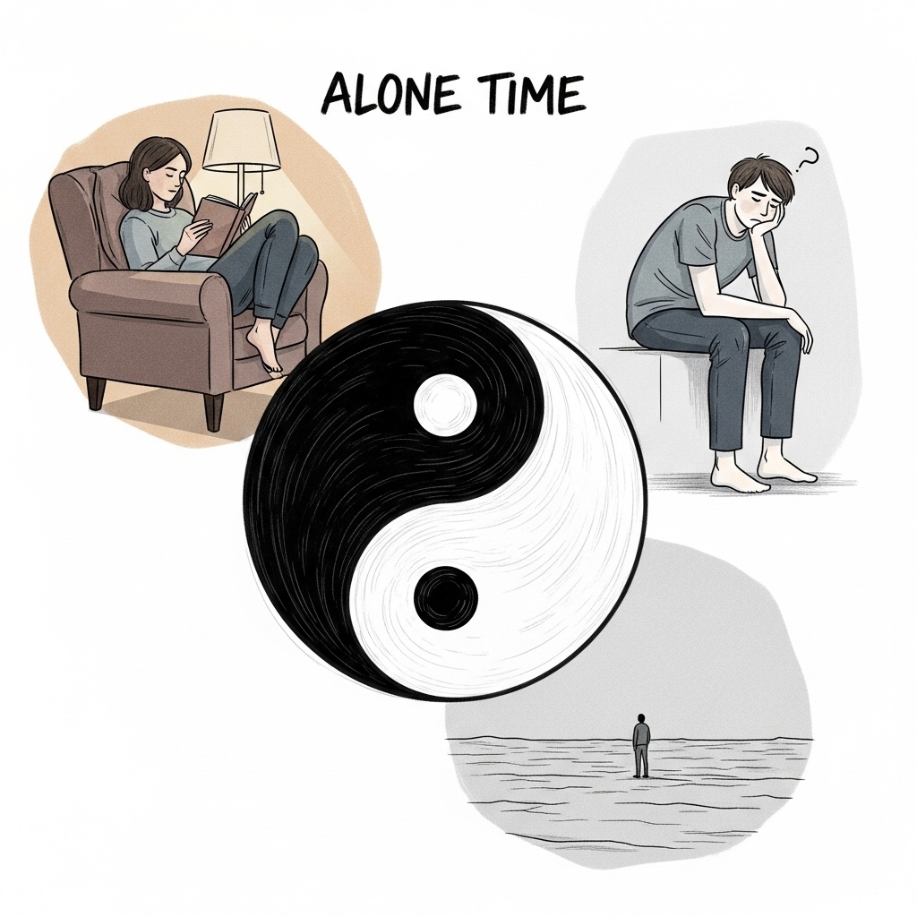 혼자 있는 시간을 좋아하나요?
