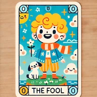 0번 타로카드 광대 The Fool 0번 타로카드 광대 The Fool