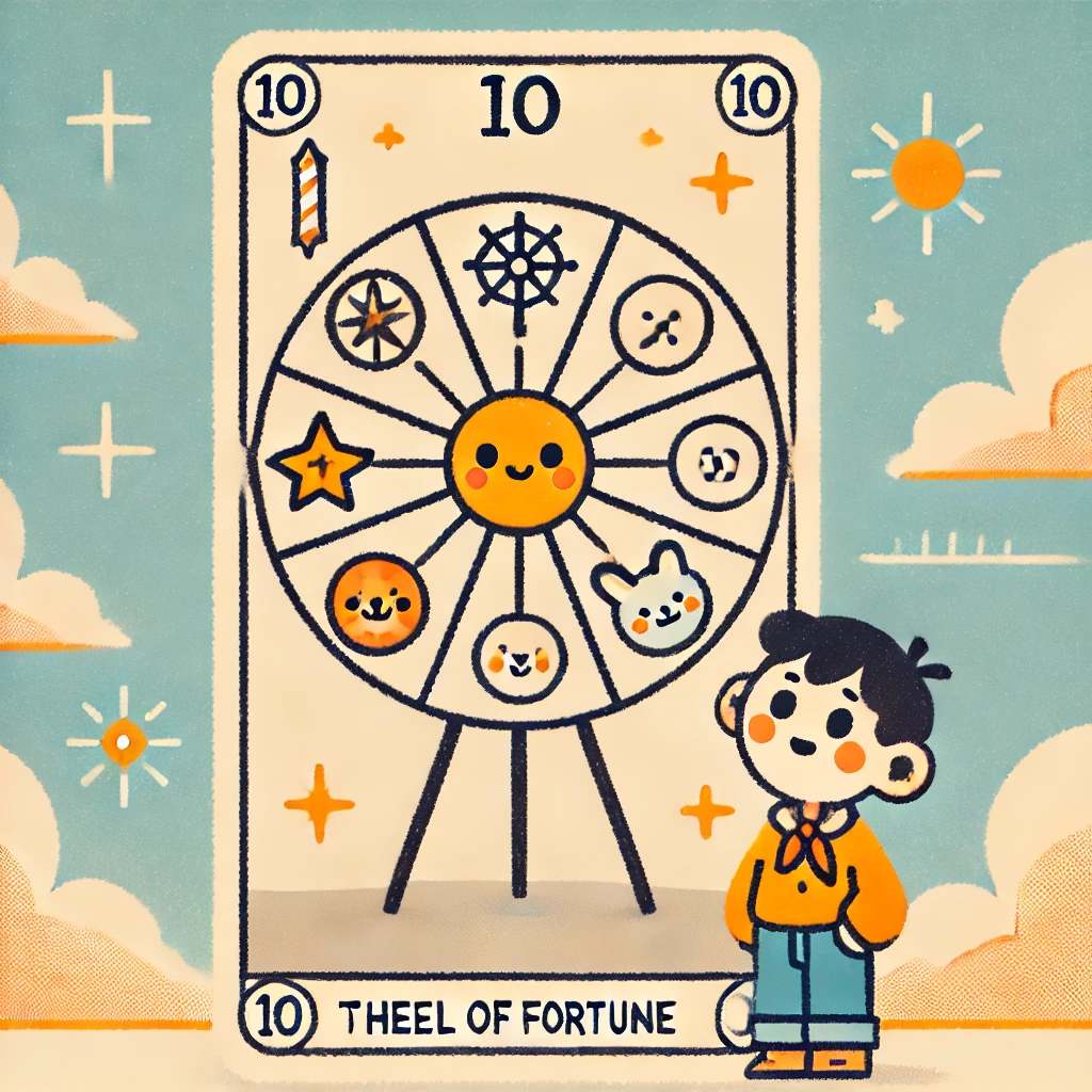 10번 타로카드 운명의 수레바퀴 Wheel of Fortune 10번 타로카드 운명의 수레바퀴 Wheel of Fortune