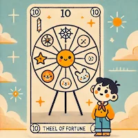 10번 타로카드 운명의 수레바퀴 Wheel of Fortune 10번 타로카드 운명의 수레바퀴 Wheel of Fortune