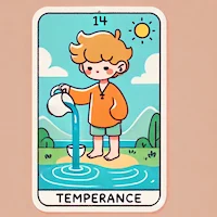 14번 타로카드 절제 Temperance 14번 타로카드 절제 Temperance
