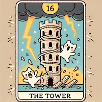 16번 타로카드 탑 The Tower 16번 타로카드 탑 The Tower