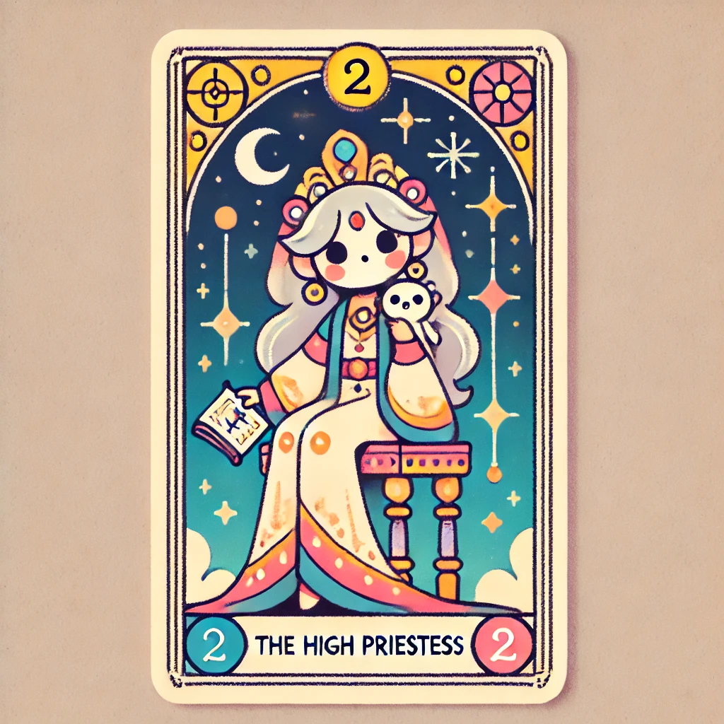 2번 타로카드 여교황 The High Priestess 2번 타로카드 여교황 The High Priestess