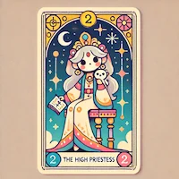 2번 타로카드 여교황 The High Priestess 2번 타로카드 여교황 The High Priestess