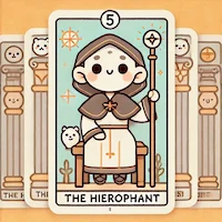 5번 타로카드 교황 The Hierophant 5번 타로카드 교황 The Hierophant