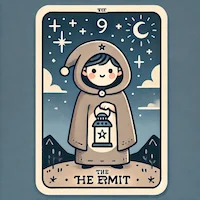 9번 타로카드 은둔자 The Hermit 9번 타로카드 은둔자 The Hermit