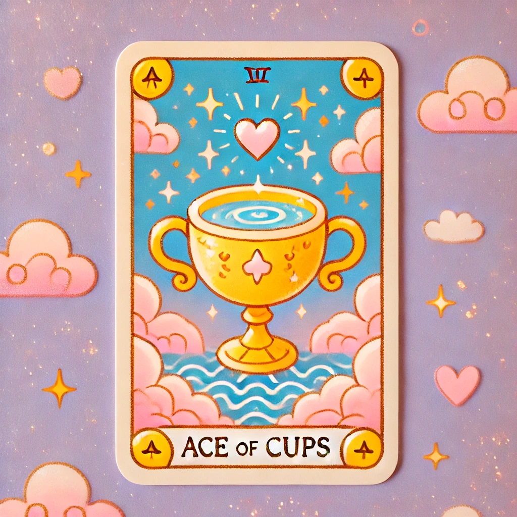 1번 타로카드 컵 에이스 CUP ACE 1번 타로카드 컵 에이스 CUP ACE