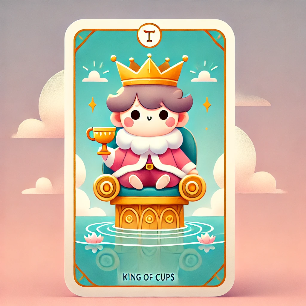 11번 타로카드 컵 킹 CUP KING 11번 타로카드 컵 킹 CUP KING