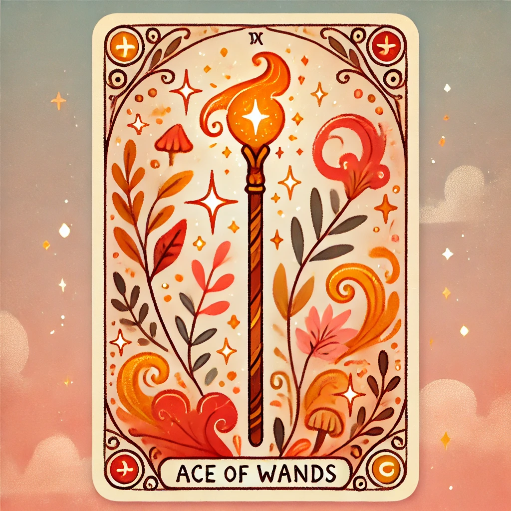 1번 타로카드 완드 에이스 WAND ACE 1번 타로카드 완드 에이스 WAND ACE