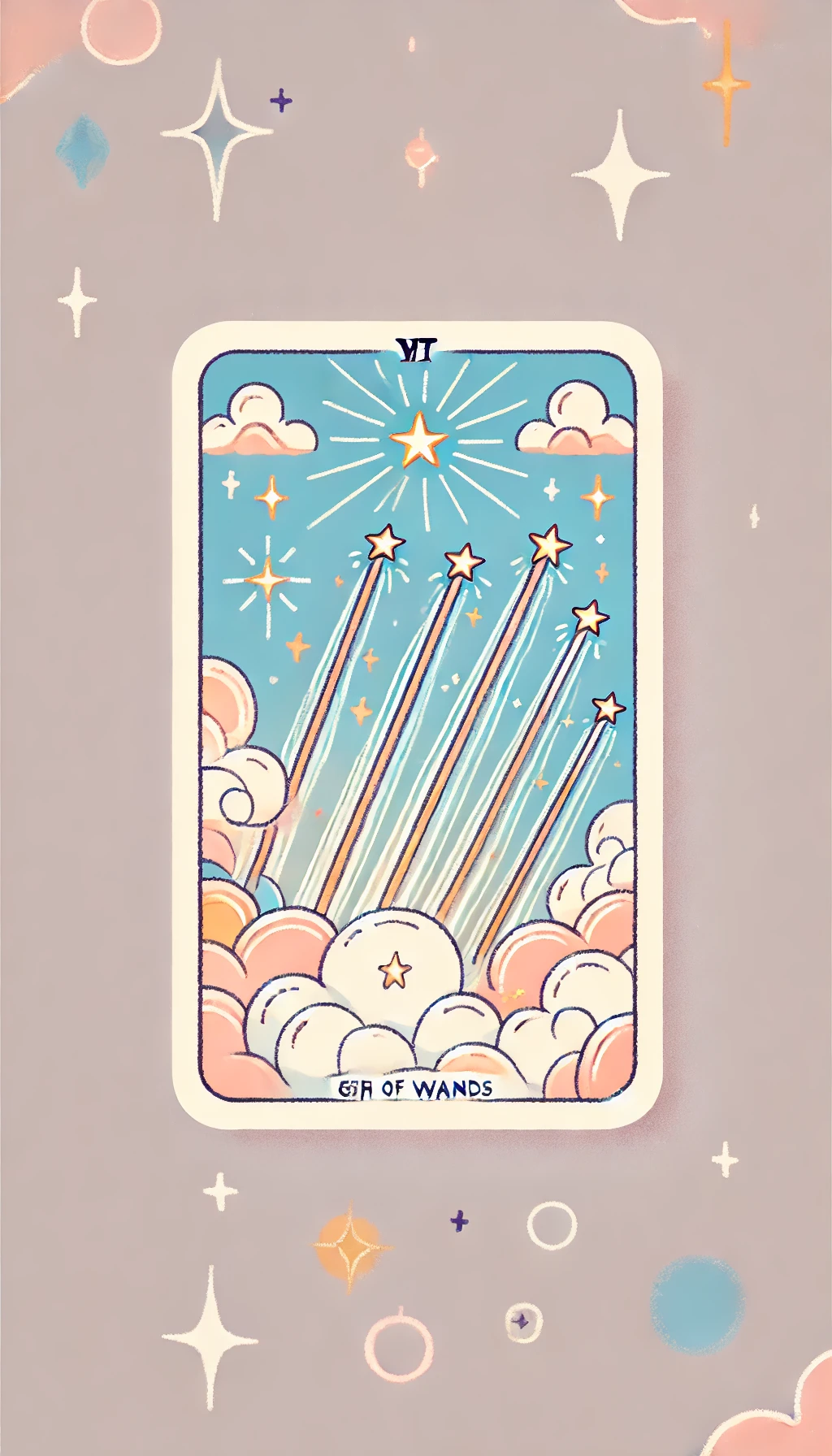 8번 타로카드 완드 8 WAND 8 8번 타로카드 완드 8 WAND 8