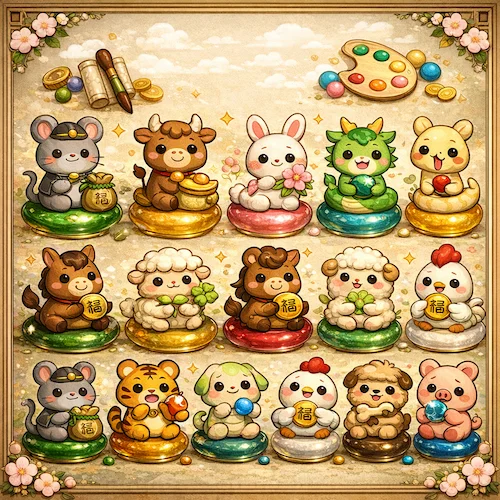 60갑자 띠별 색상 60갑자 띠별 색상